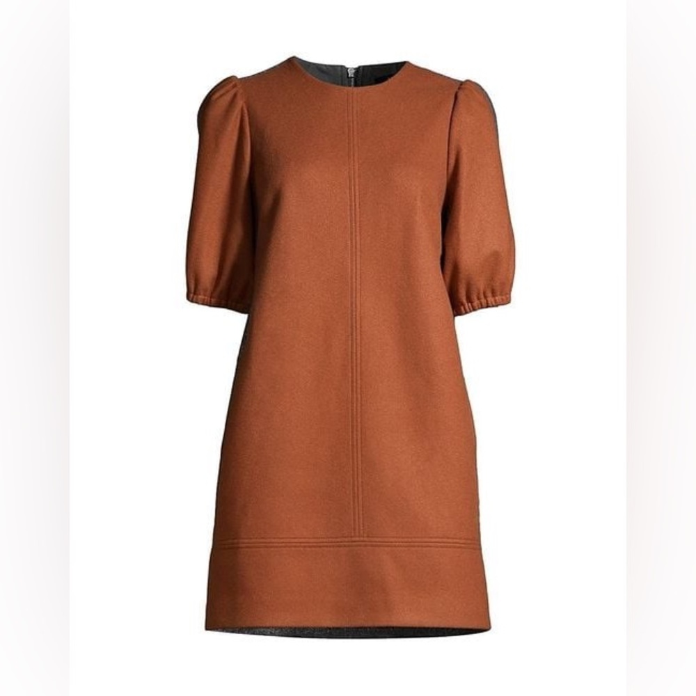 Toccin color block dress orange and grey, size 0